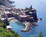 Vernazza, seen coming from Monterosso